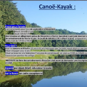 KAYAK site du collège