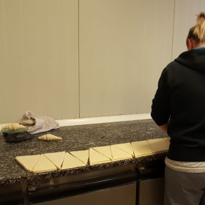 fabrication des croissants