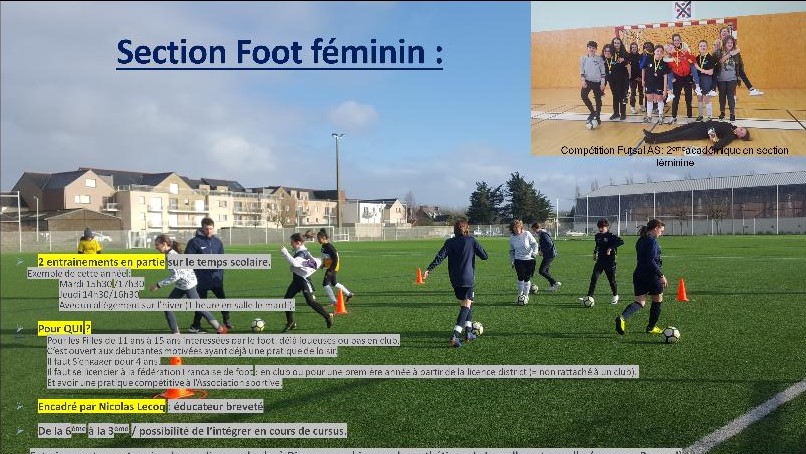 FOOT site du collège